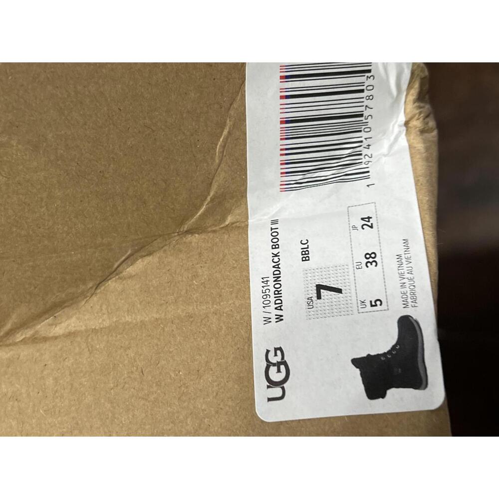 Womens UGG® Adirondack III Boot - Black - Picture 5 of 5